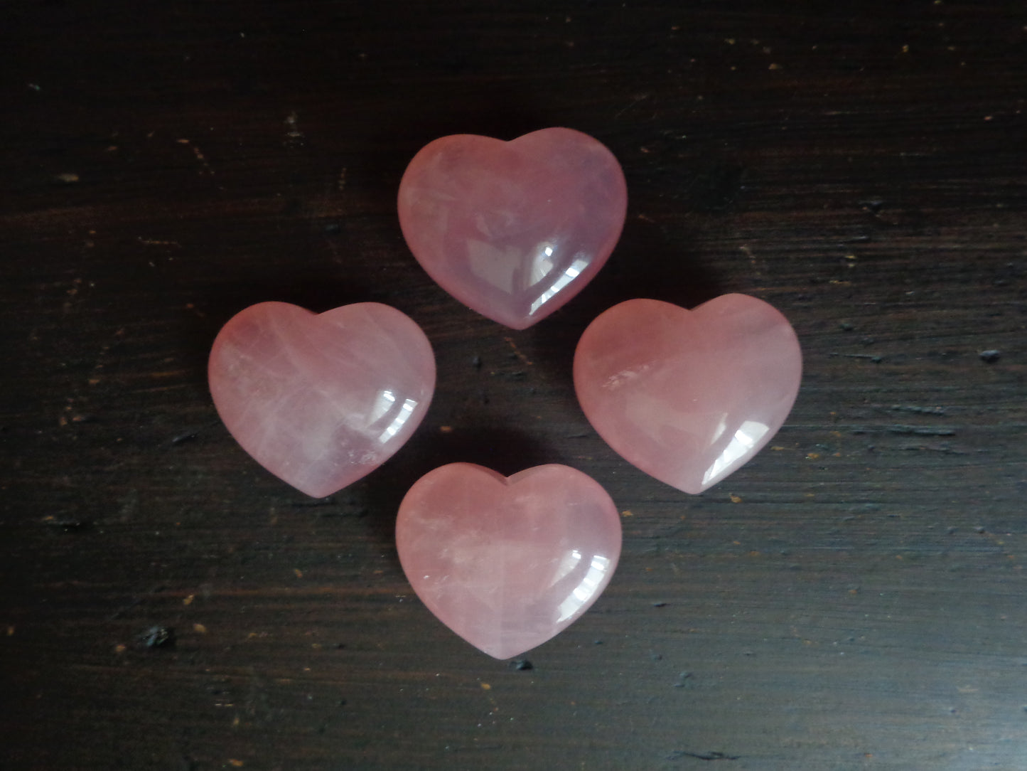 Rose Quartz Hearts